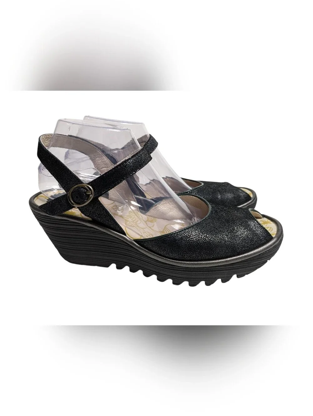 Fly London Strappy Wedge Heels